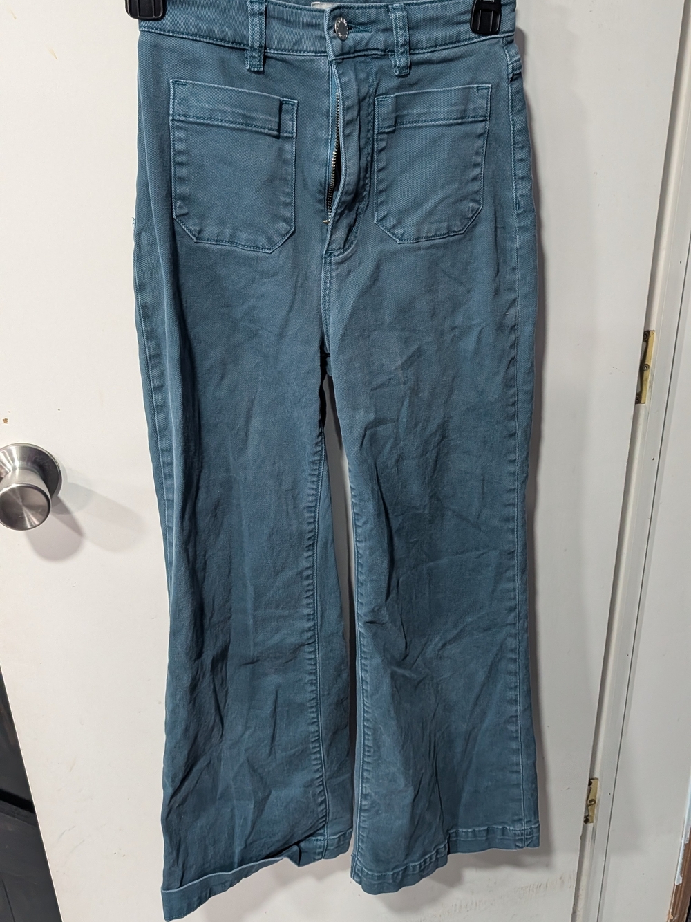 ROLLA'S Teal Blue Wide-Leg Women's Jeans